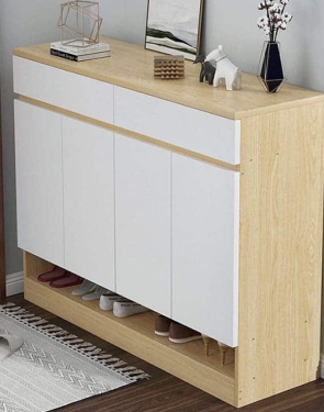 Tủ Giày Gỗ MDF 3 Ngăn Hiện Đại