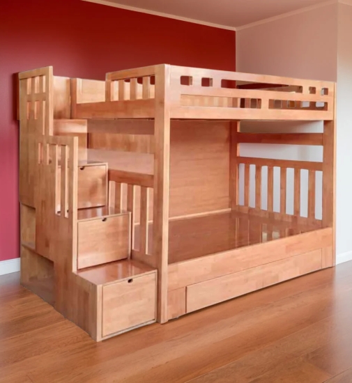 Giường gỗ tự nhiên 