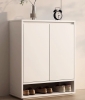 Tủ Giày Gỗ MDF Màu Trắng Tối Giản
